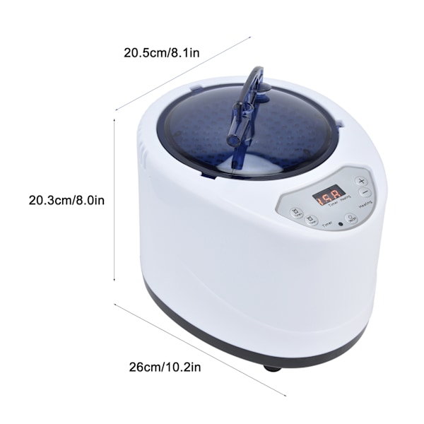 1000W Sauna Dampmaskin, Bærbar Dampgenerator, Fumigering Maskin for Hjemmespa, EU-Plugg AC220-240V