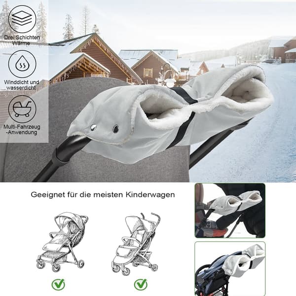 Barnvagnshandvärmare, barnvagnshandskar, 1 st