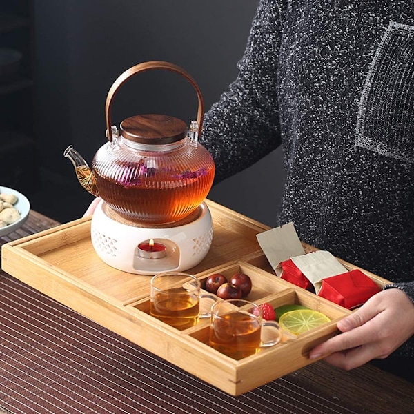 Tekannavärmare, Keramisk Tevärmare Tekannavärmare Ihålig Utskuren Design Värmare Kaffevärmare För Att Hålla Te Och Kaffe Varmt Lämplig Dropptyp