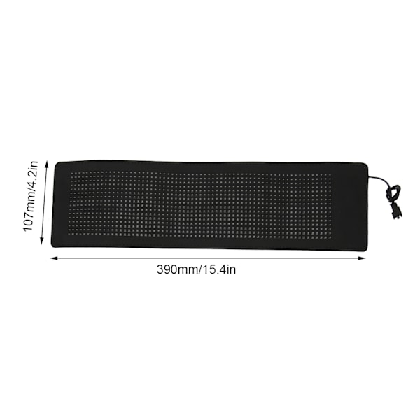 Fleksibel LED-Bilskærm Bluetooth App Kontrol 16x64 Matrix Tilpasset Tekst Mønster Programmerbar Reklame LED-Skilt USB 5V