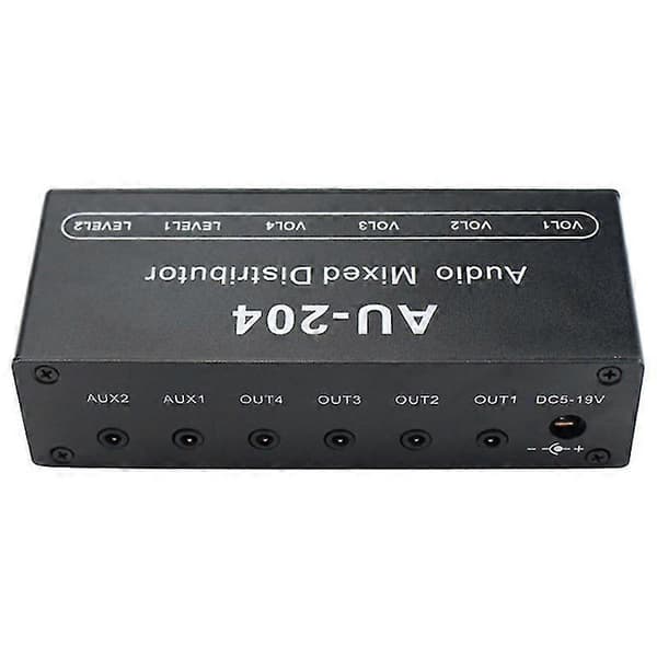 Mixer O (2 Ingångar 4 Utgångar) Tryck Phs Eller Externa Förstärkare Volym
