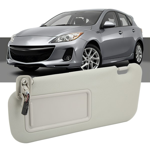 Solskydd, vänster sida, förarplats, BBM2 69 320C 75, ersättning för Mazda 3 Hatchback 2010‑2013