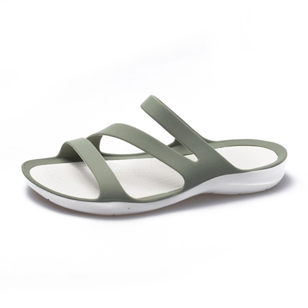 Platta sandaler för kvinnor, bekväma promenadsandaler för damer$ Platt för dam