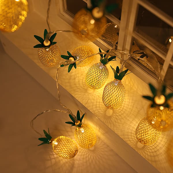 LED Ananas Lyskæde, 3m 20 LED USB Dekorationslys til