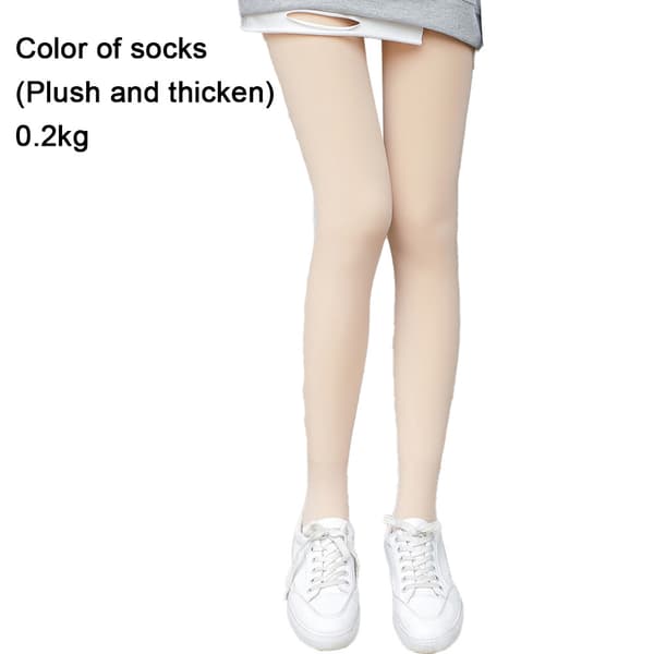 Vintertights for kvinner, elastiske varme tykke termotights