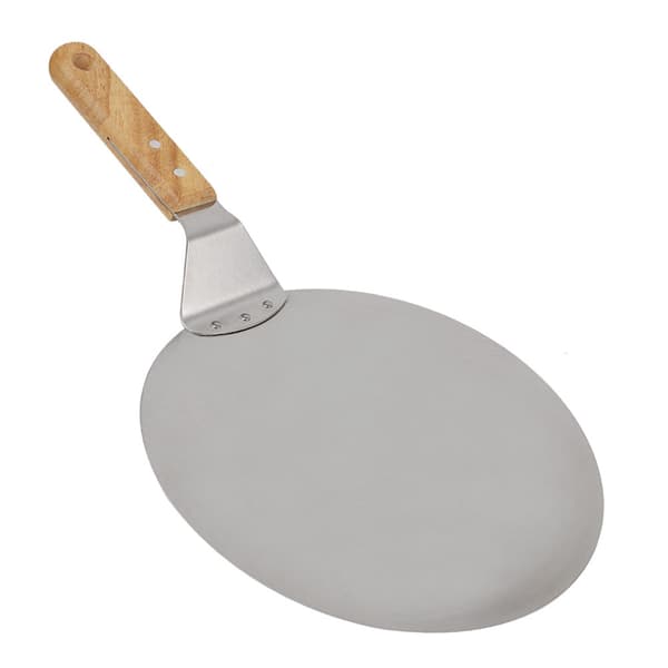 Gave til pizzaelskere, pizzaspade i rustfrit stål, foldbart design, stor pizzaspade, bageværktøj af høj kvalitet, 1 stk.