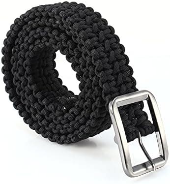 550lbs Paracord Overlevelsesbelte Verktøybelte Dobbel Cobra Solid Ste