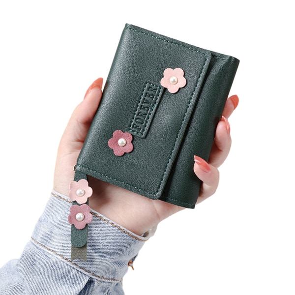 Small Purse Female Short Buckle Soft Wallet Fashion Mini