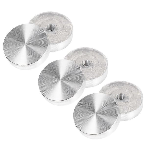 6 stk. Cirkelskive i aluminiumslegering Glaspladeadaptere Aluminiumsskiver til teborde