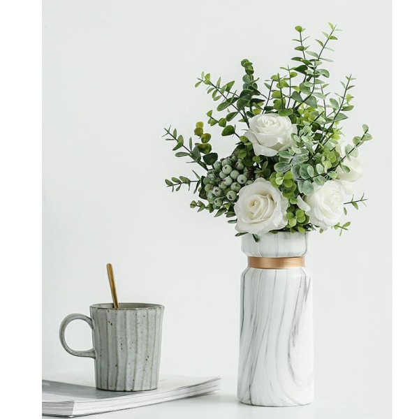 Keramisk Vase i Boho-Stil - Enkel & Moderne - Perfekt for Oppbevaring