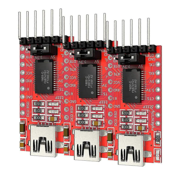 Ft232rl Mini USB til TTL Seriell Konverter Adapter Modul 3.3v 5.5v Ft232r Port Dtr Tx Vcc Gnd Pin(3p