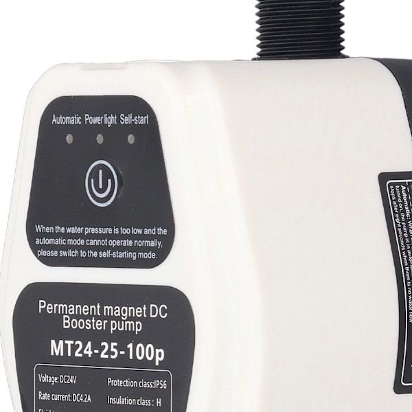 Boosterpumpe 100W 24V 25L Fuld Automatisk Intelligent Sensor Stille Vandtryk Booster Pumpe 100‑240V EU Stik