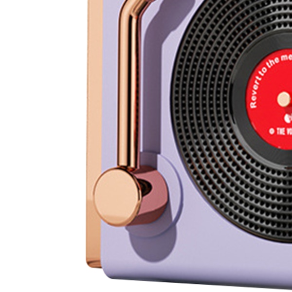 Lila utomhus Bluetooth-högtalare bärbar dekorativ hög ljudkvalitet USB-minnen stöd retro Bluetooth-högtalare för vardagsrumskontor