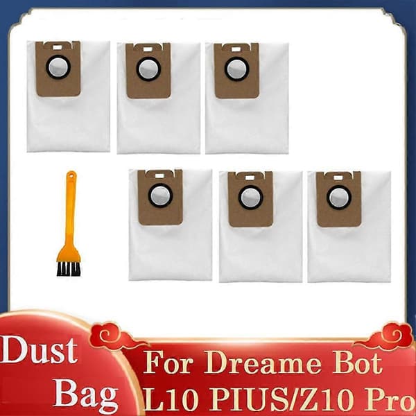7kpl Pölypussi Bot L10 Plus/z10 Pro -imuriin, varaosat, puhdistusharja, pöly B