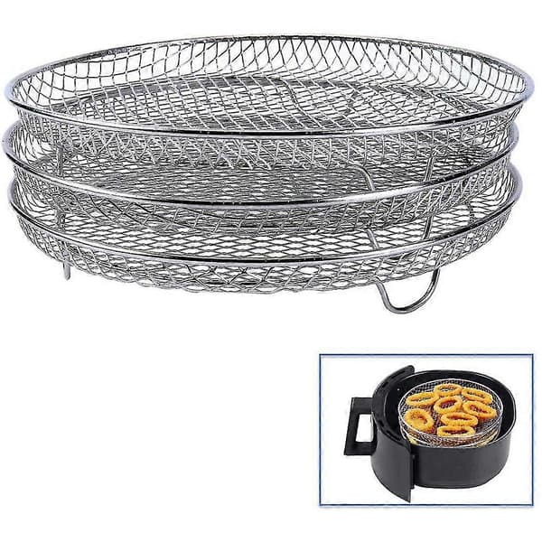 Airfryer Stativ Tre Stabelbare Stativer Til Gowise Phillips Cozyna Ninja Airfryer, Airfryer Stativ Med