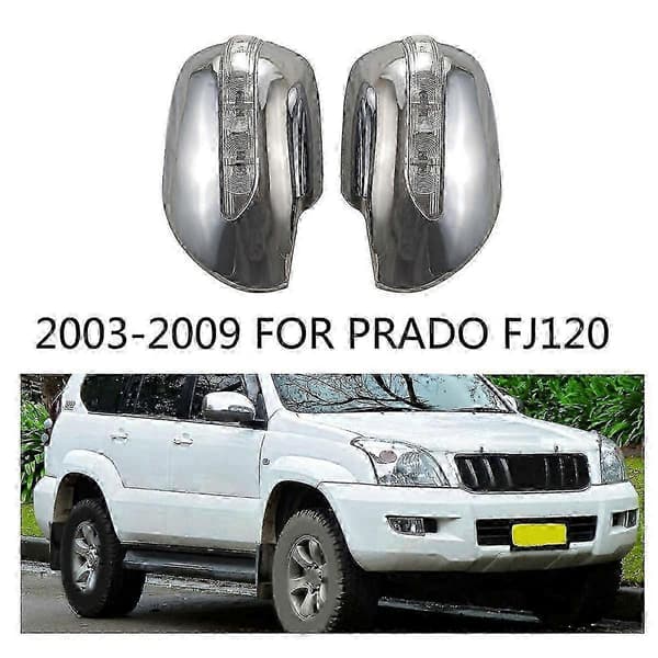 Eksklusivt krom LED-sidespeildeksel for 4RUNNER Prado 2700 FJ120 2003-2009