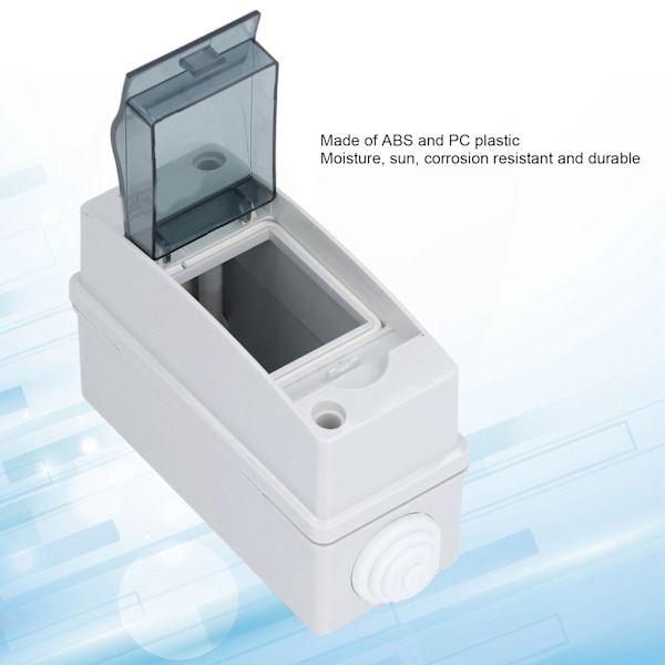 Fordelingsboks IP65 Vanntett Elektronisk Koblingsboks med Gjennomsiktig Deksel