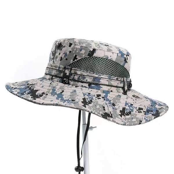 Taktiske Briller Boonie Hat Halstørklæde Unisex Camouflage Rund Hat Fisker