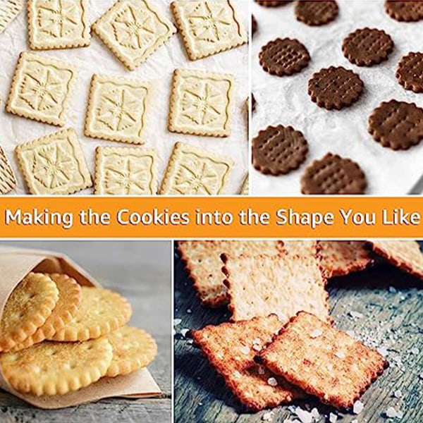 UXZDX Zinklegering Biscuit Form Bakform Set Biscuit Form