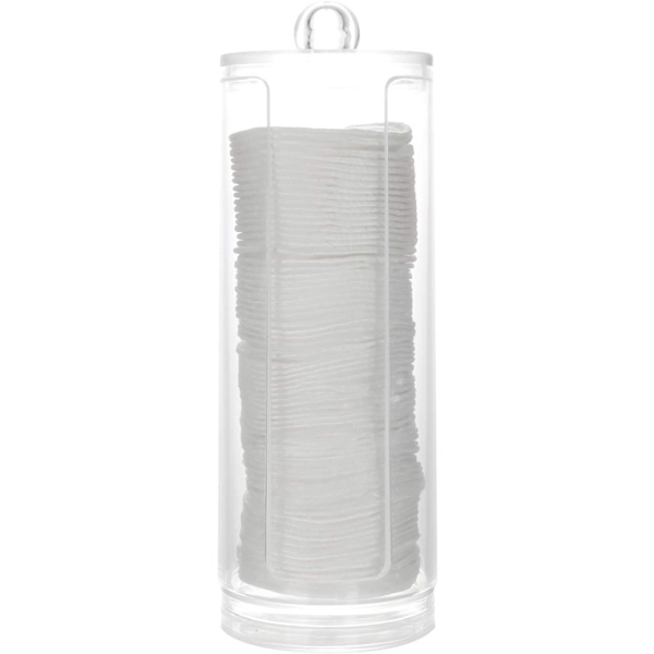 Akryl Bomullsbehållare Dispenser