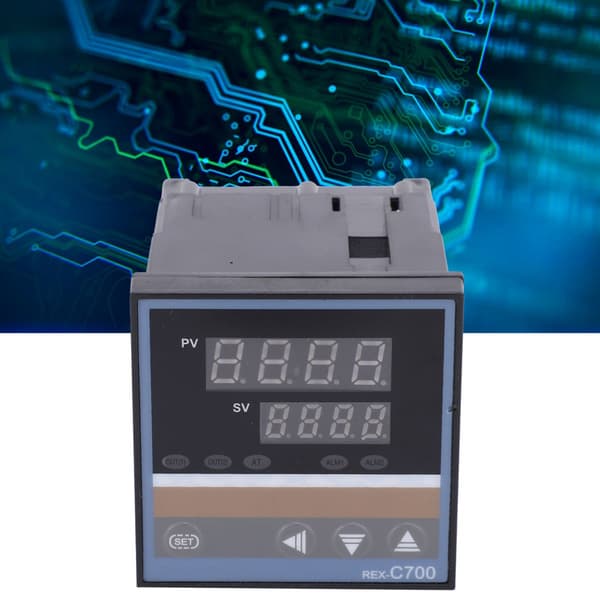 Temperaturregulator Noggrannhet Digital Termostatbrytare REX‑C700FK02‑VxDA 220V