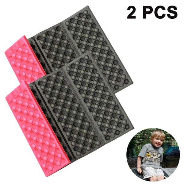 2-pack hopfällbar sittdyna sittunderlag termisk dyna