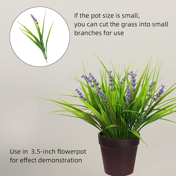 12 Bundter Kunstige Blomster Udendørs UV-Resistente Kunstige Blomster