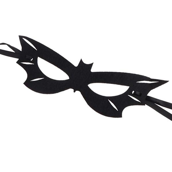 Svart Ögonmask, Fladdermusmasker Halvt Ansikte, Maskeradmask för Damer, Kvinnor, Flickor, Cosplay, Mask för Halloween Karnevalsfest, Maskerad