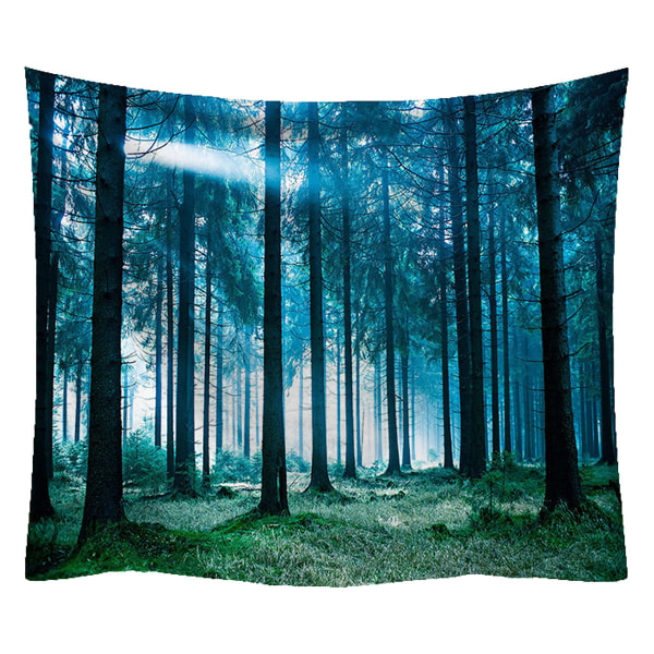 Nature Tapestry Misty Tree Tapestry Jungle Creek Psychedelic