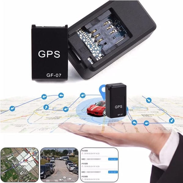GF07 Magnetic Mini Car Tracker GPS Locator Realtidsspårning