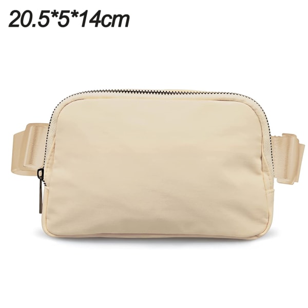 Fanny Belt Bag Midjeväska Crossbody Väskor Bum Bag för Löpning