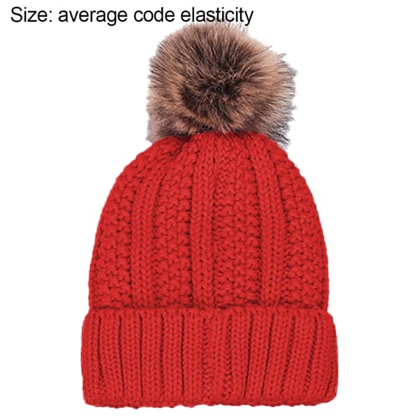 Hue beanie snowski vinter strikket uld skull hat