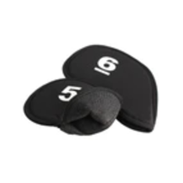 Golfklubbs huvudskydd set i neopren (10 st, svart)