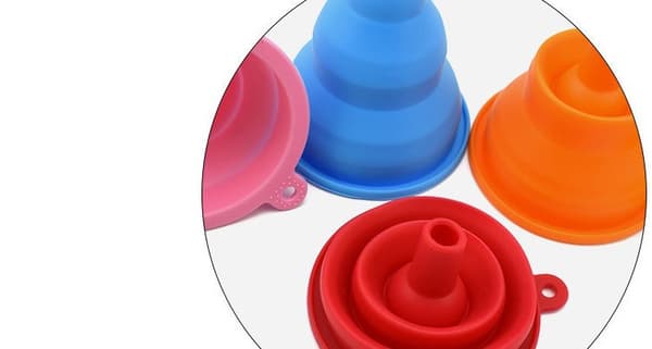 <p>6 stk. Mini Foldbar Sammenklappelig Stil Tragter Køkken Coo