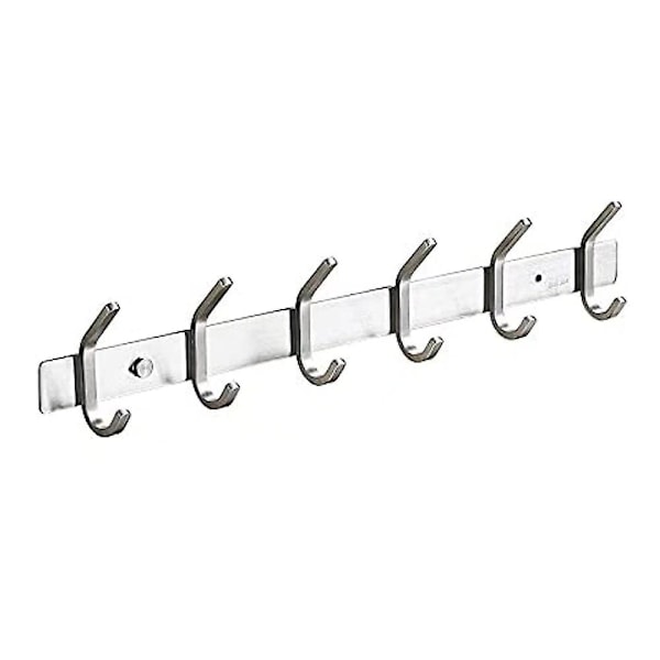 Väggfäste i aluminiumlegering, platsbesparande med slät ytfinish för kök, badrum, garage - Stödjer 30 kg, halkfri design