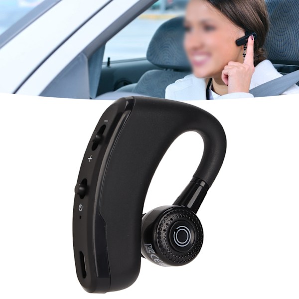 V9 Yksikorvainen Bluetooth-kuuloke Langaton Korvakoukku Kuuloke Urheilu Ajaminen Liikekuuloke