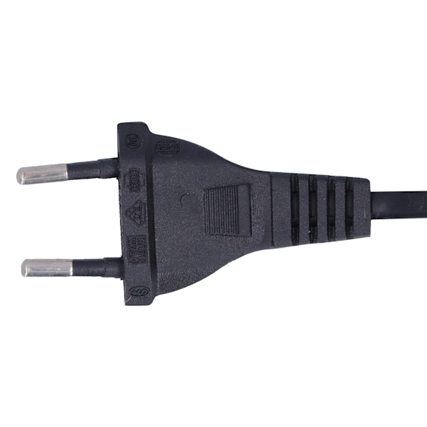 1m Lampekabel Strømadapterkabel Strømkabel til Digitale Kameraer EU Stik 250V 2.5A