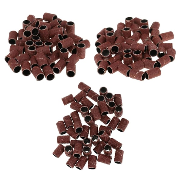 150-pack nagelkonst nagelklippare ersättnings slipband, slipband - Fint korn / Medium korn / Grovt korn per 50 stycken