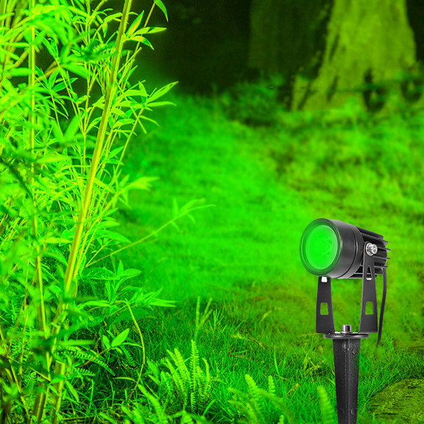 Soldriven 3 Lampor Utomhus Trädgård Gård Lampa Belysning Landskap Spotlight