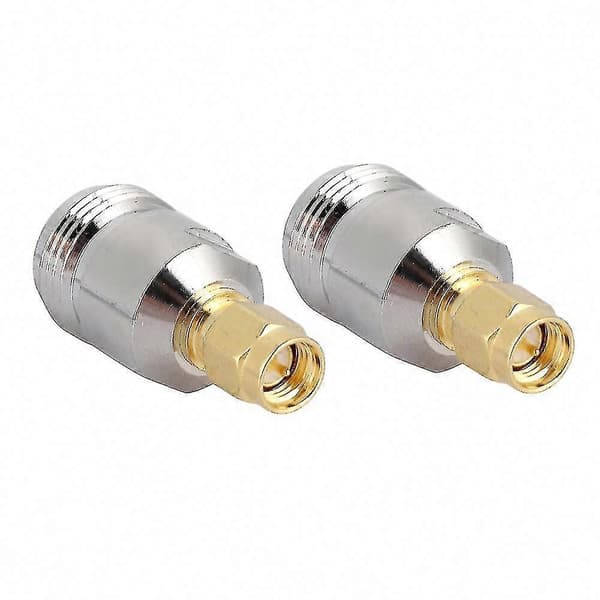 2-pack N-hona till SMA-hane RF-koaxialadapter