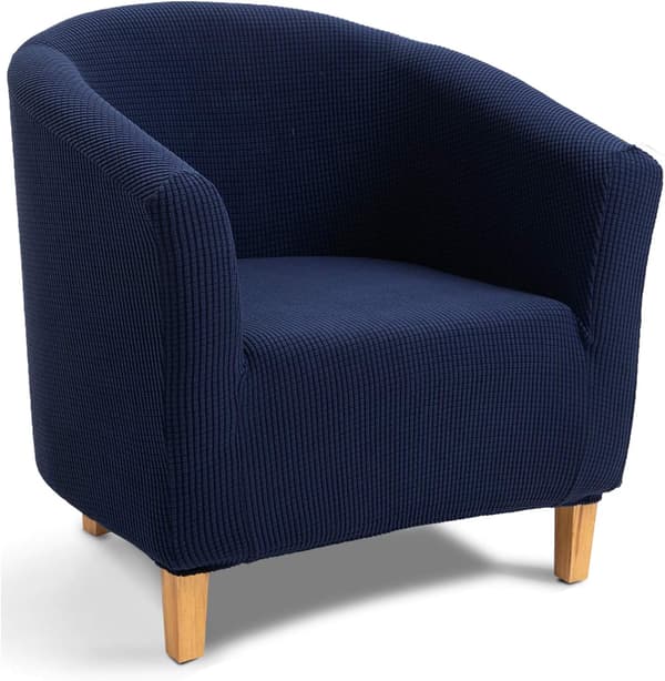 Treasure blue, jacquard sofabetræk, badekarstolbetræk, retracta