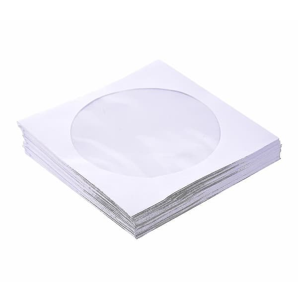 50 st 5-tums CD/DVD-fickor med flik