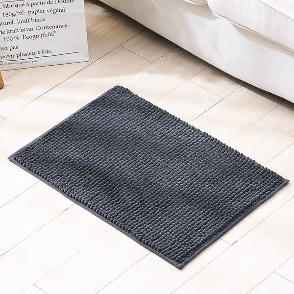 Sklisikker baderomsmatte, absorberende baderomsmatte for dusj og badekar