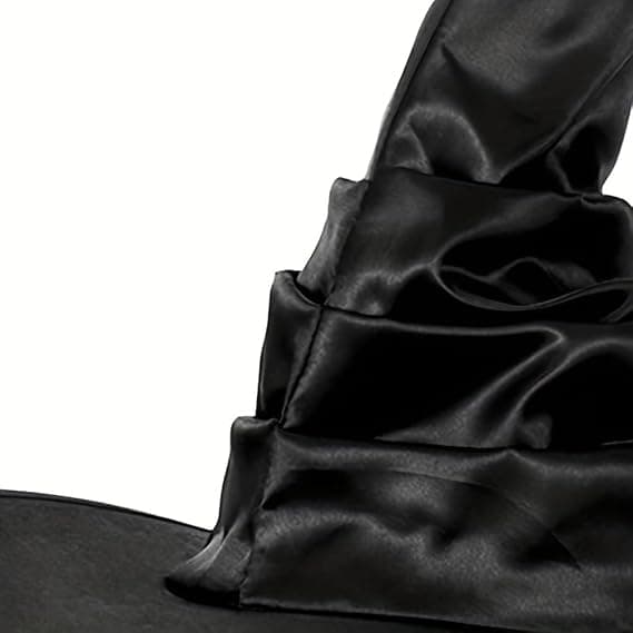 Halloween COS Troldmands-/Heksehat, Maskeradebal og Rollelegefester, Sort Heksehat