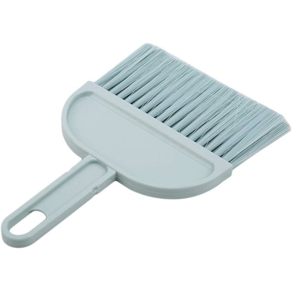Mini støvbrett og kostsett - Lite kost og støvbrett rengjøringssett for bord, skrivebord, benk, skuff, tastatur, bil for barn og voksne, grønn