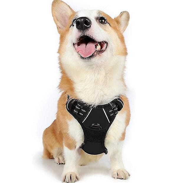 Hundsele No Pull Hundsele Justerbar Mjukt Vadderad Hundväst Hundselar 1