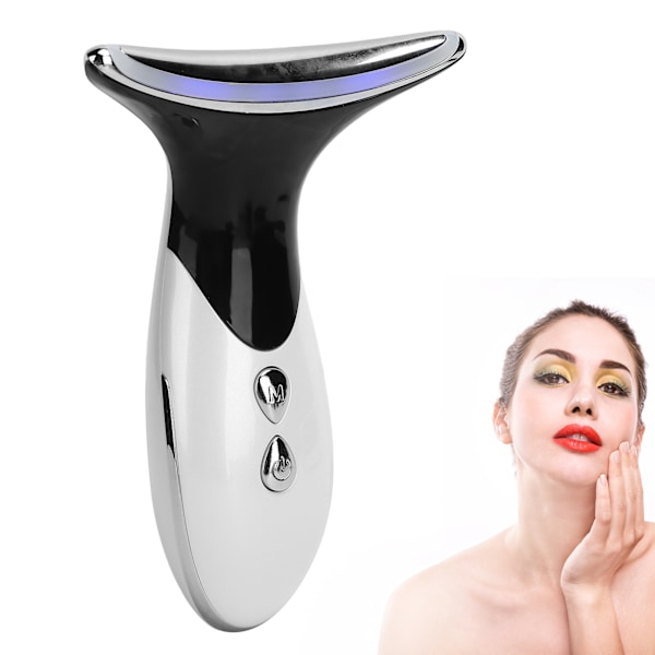 Ion Neck Massager 4 Gears Neck Beauty Device USB Charging Heating Skin Rejuvenation Beauty Device