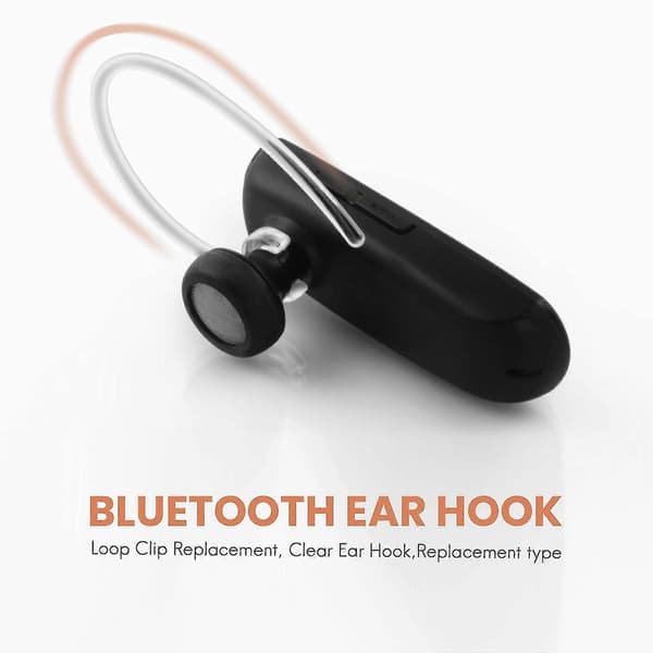 5x Universal Lille Klemme Bluetooth Ørekrog Løkke Udskiftning Klar