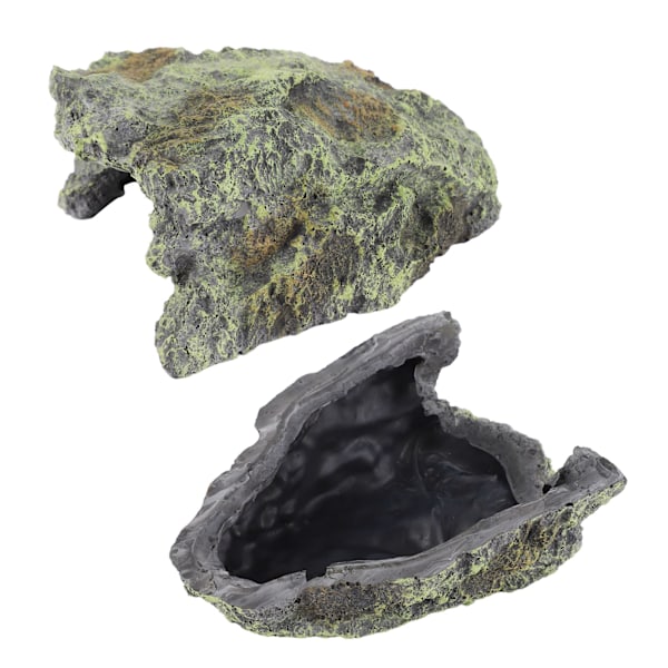Fisk Skjuleskuler i Harpiks, Fadebest, Levende, Komfortabel Akvarium Dekorasjon for Reptiler GS0927
