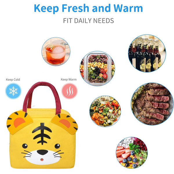 Lunch Bag Cute Insulated Lunch Box Teen School Reusable Bags